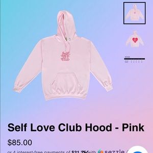 Lonely Ghost Pink Hoodie